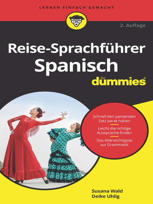 Title details for Reise-Sprachführer Spanisch für Dummies by Susana Wald - Available
